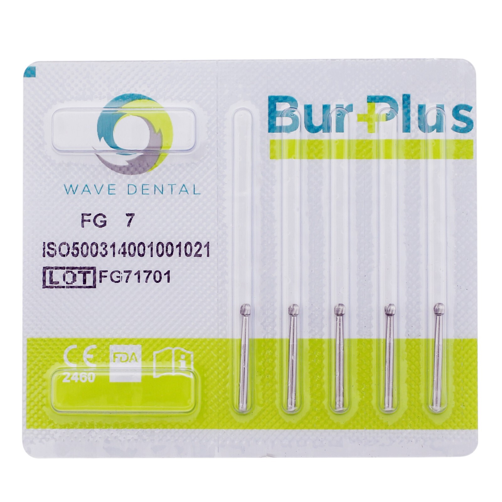 Wave Dental Carbide Round Bur 19mm FG #1/4 1/2 2 4 6 8 High Speed Friction Grip