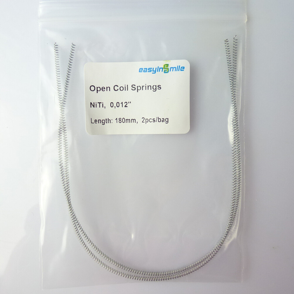 2Pcs/1PACK Dental Orthodontic Closed Coil Spring Anterior Niti Open Close Coil