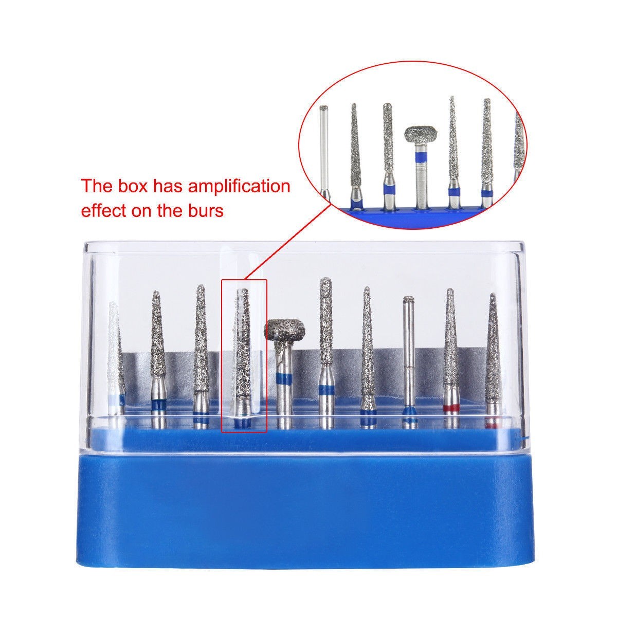 Dental Diamond Burs FG Polishing Drills Kit FG101-FG117 for High Speed Handpiece