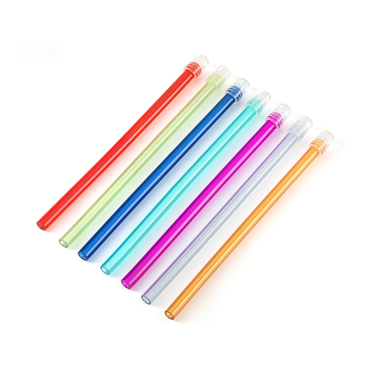 500PCS Ejectores de saliva dental Puntas claras Colores variados Disposable