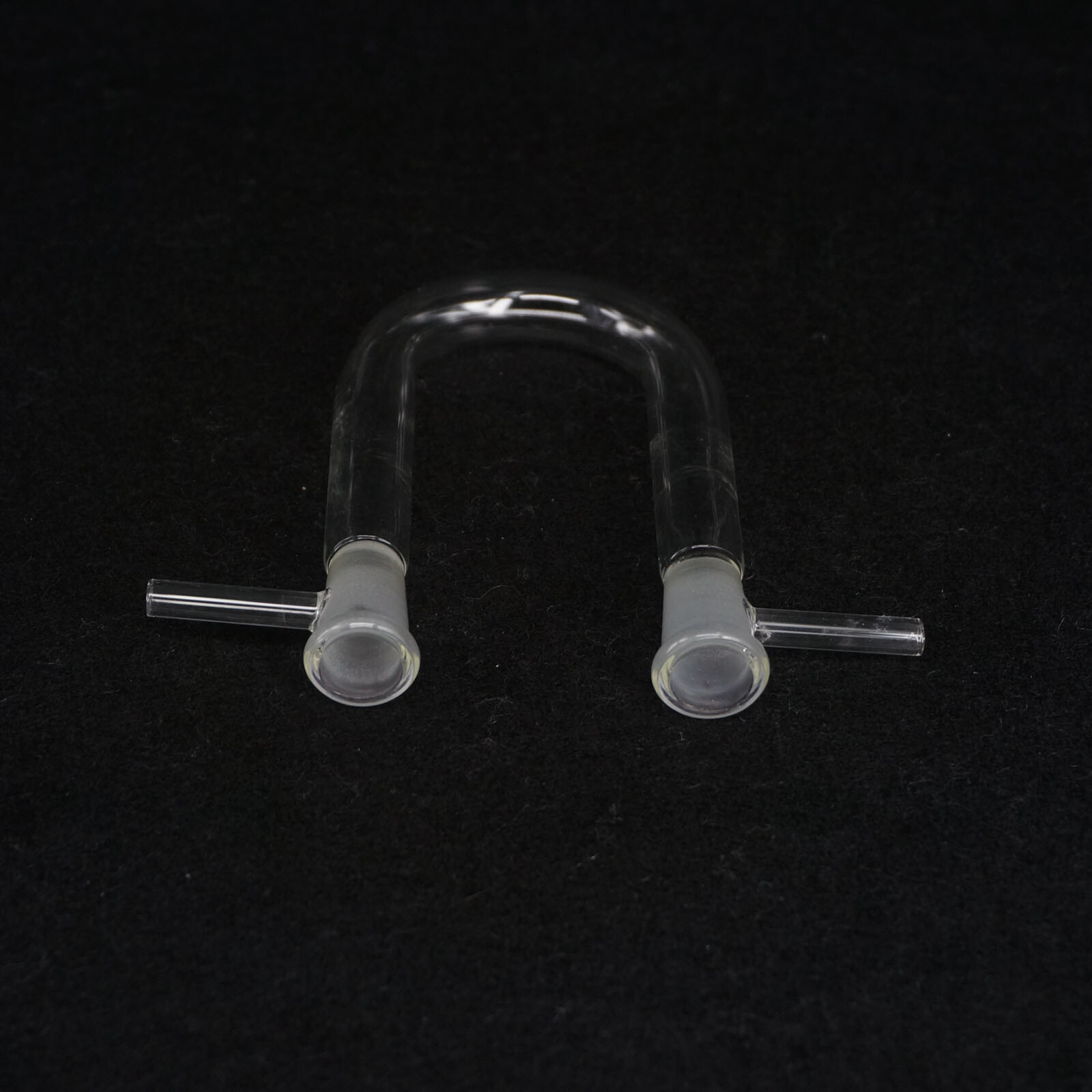 O.D 13/15/18/20mm Drying Glass Tube Adapter U shape With Stopper Side Arm Lab