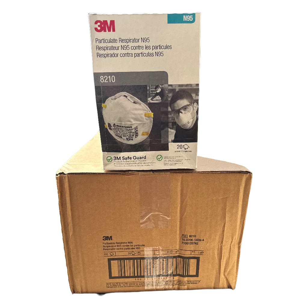 3M N95 Protection Mask Case 8 boxes of 20 masks