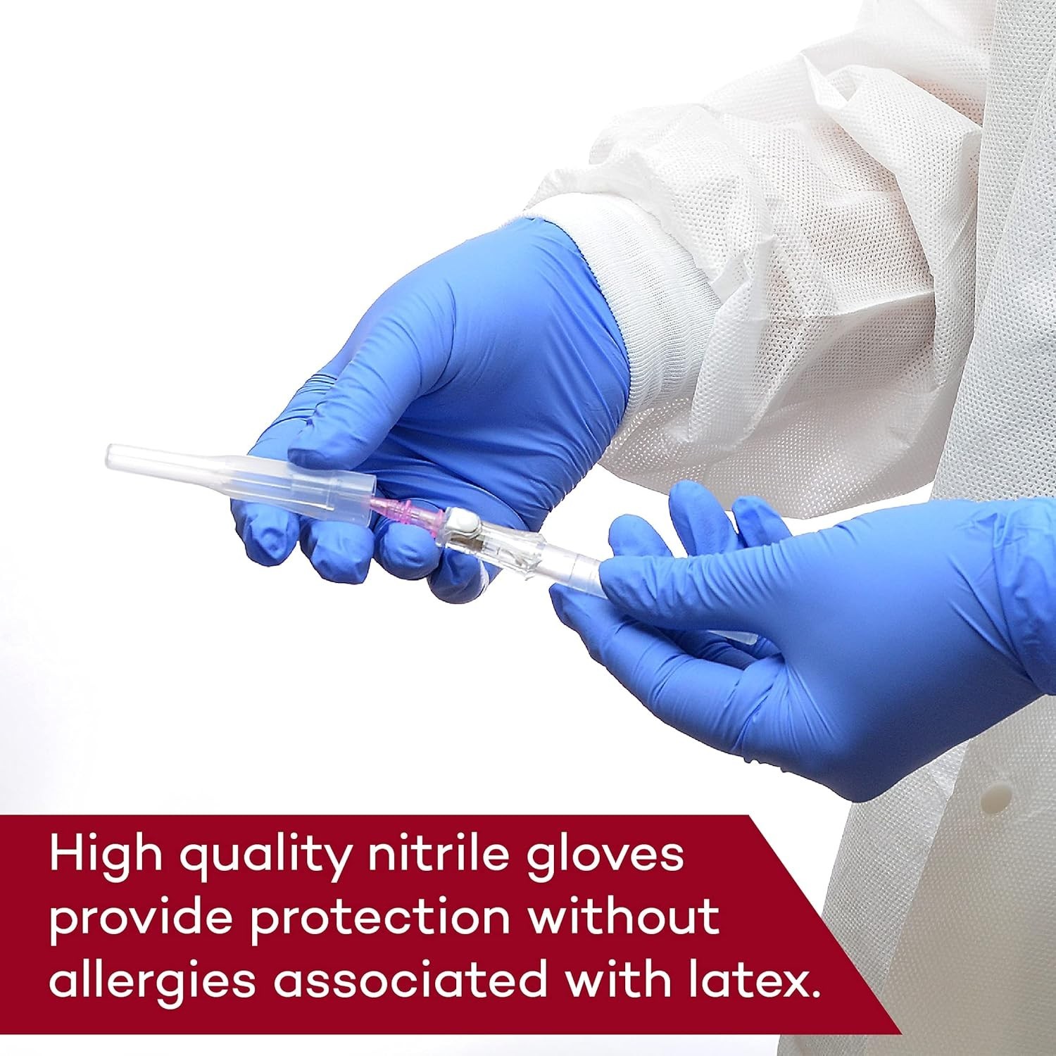 200 Count Comfortable Nitrile Gloves – Medical-Grade, Watertight, Ambidextrous