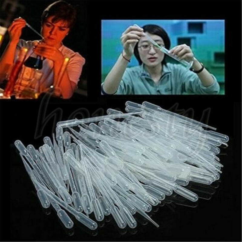 10/30/50X 1/2/3/5/10ml Plastic Disposable Transfer Oils Pipettes Eye Dropper