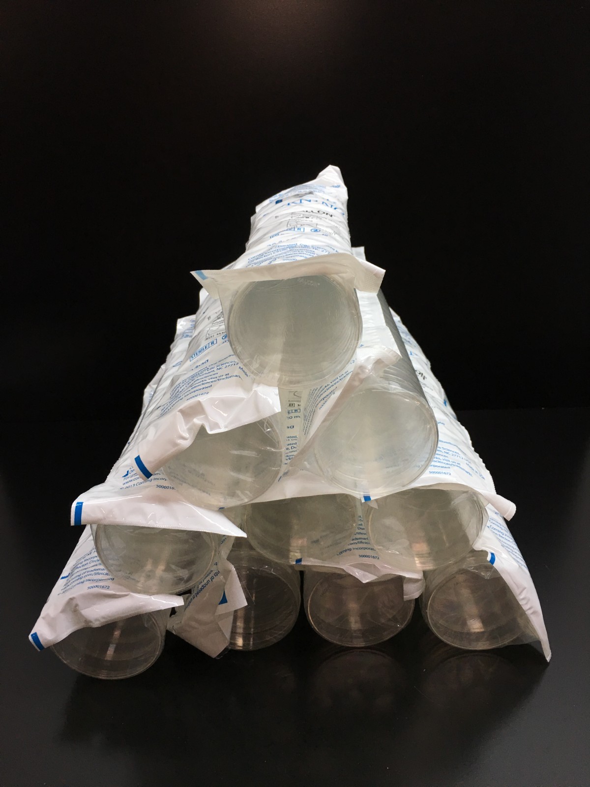 Corning Falcon REF 353003 Cell Culture Dish TC-Treated 100 x 20mm Lot 10 PKS