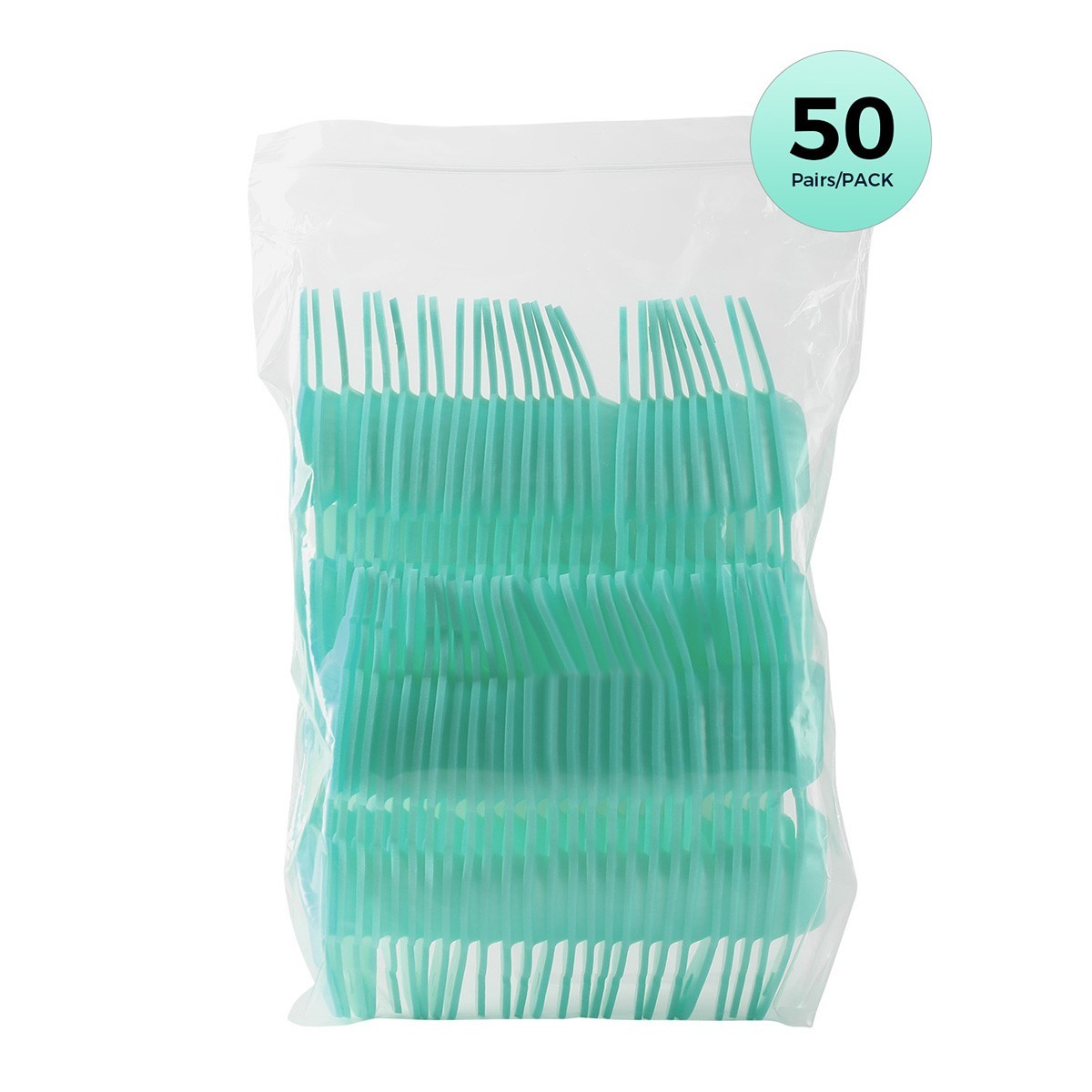 50PCS/PACK Disposable Dental Fluoride Trays Dual Arch Tray for Gel Foam S/M/L