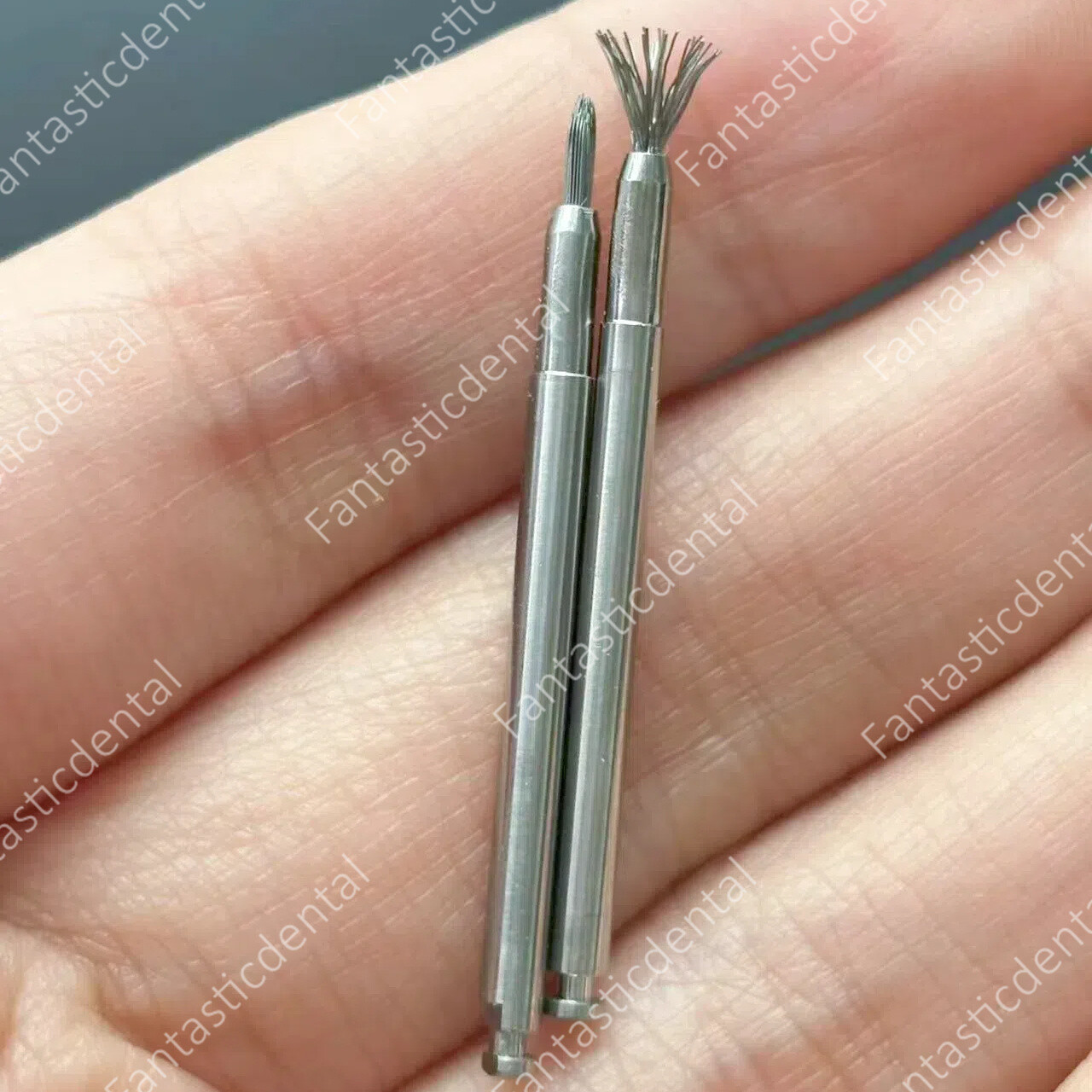 Dental Titanium Brush Peri-implantitis Surface Cleaning Brush Bristles Tool USA
