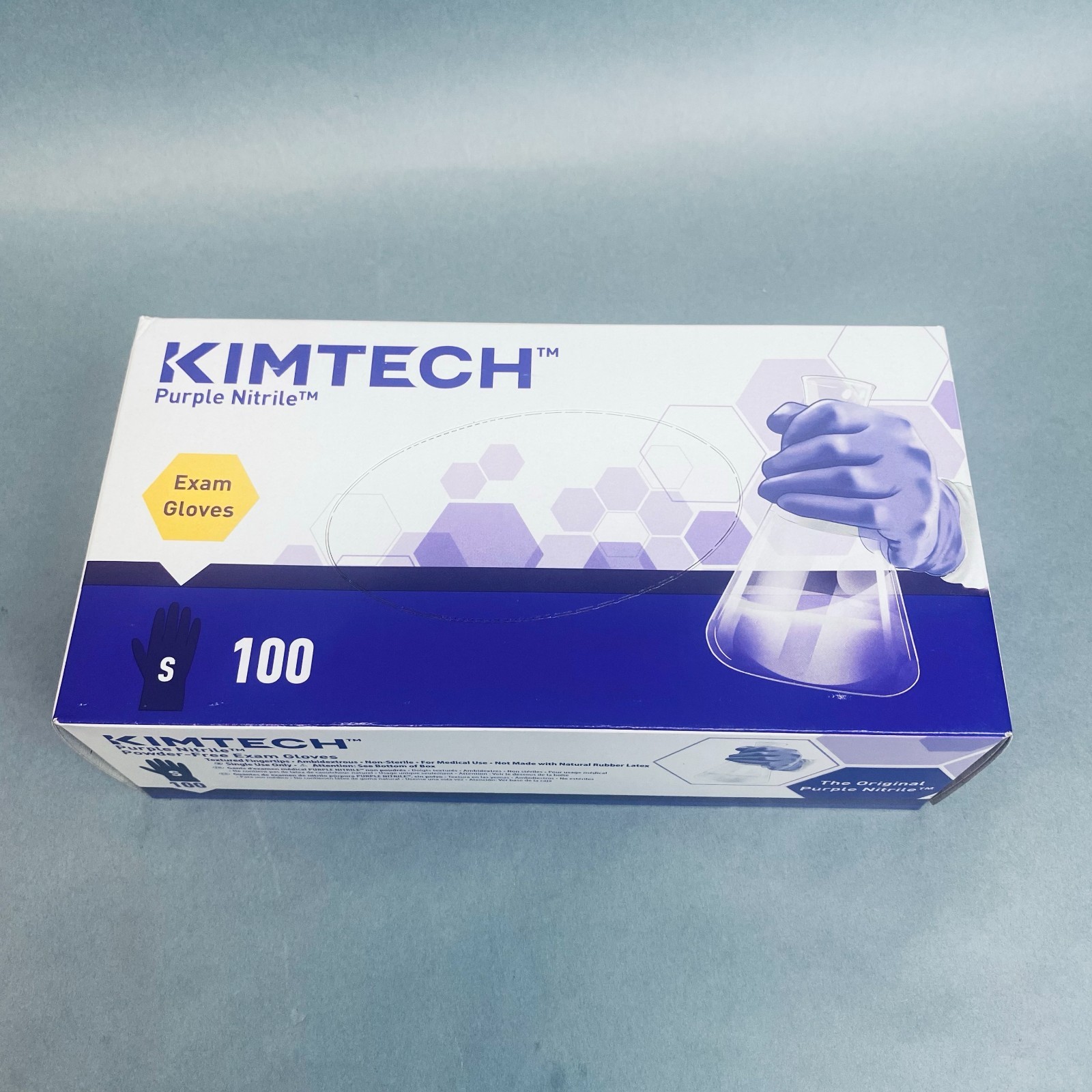 Kimtech Purple Nitrile Exam Gloves Size Small 5.9 Mil 2 Boxes of 100 Gloves