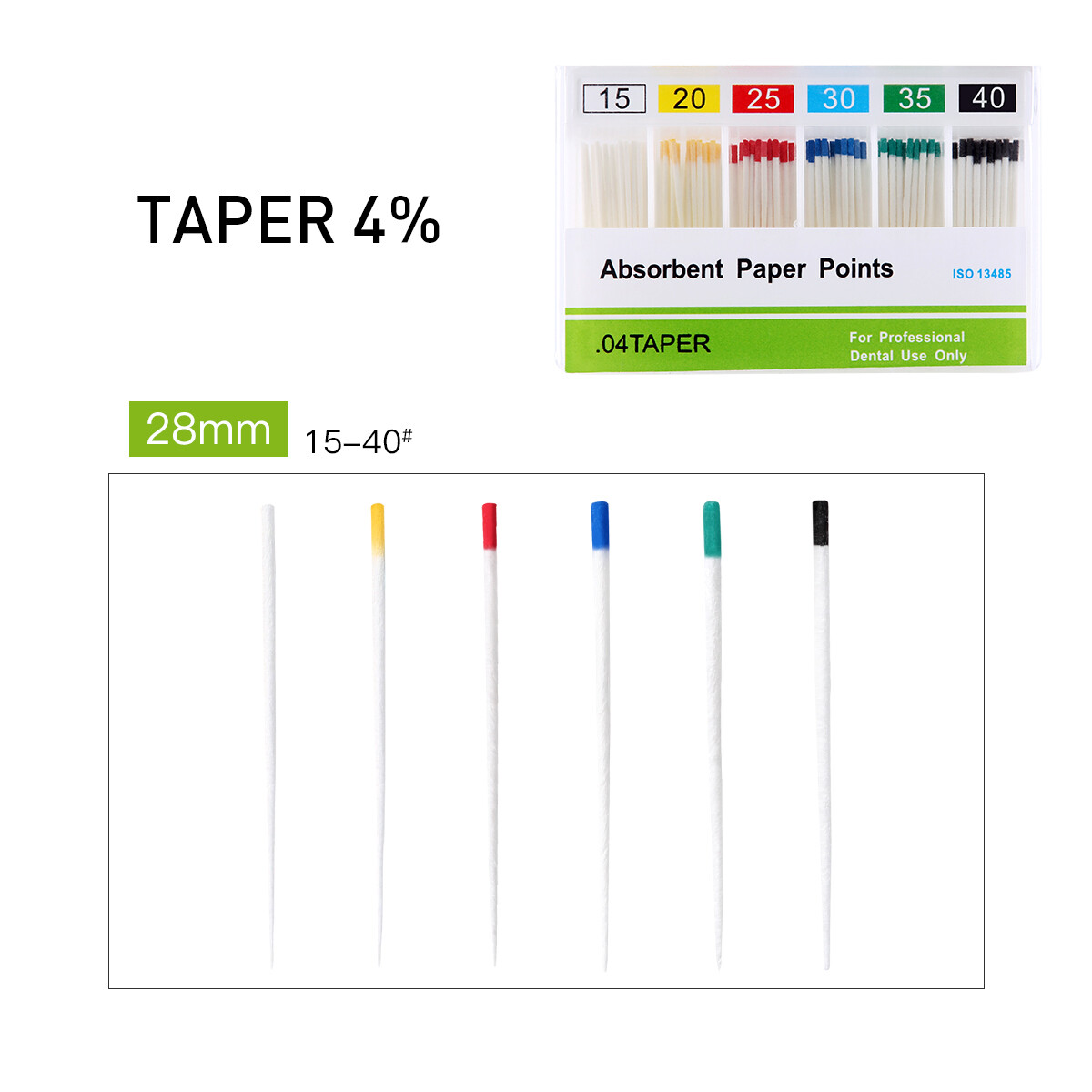 Dental Endo Absorbent Paper Points & Gutta Percha Point F1F2F3 Taper 02/04/06