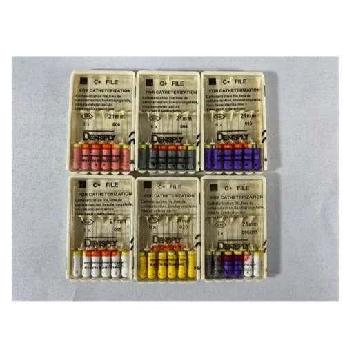 DENTSPLY C+FILES endodontic calcified root canal files 21, 25, 31mm 36 Files/Box