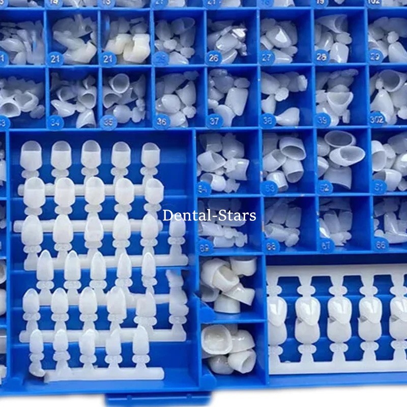 Temporary Dental Polycarbonate Crown Resin Anterior Premolars & Molar 390Pcs USA