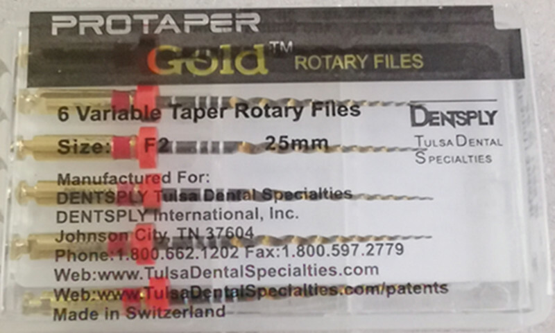 3Packs Protaper Gold Rotary Files Dentsply Tulsa Assorted Endodontics Endo
