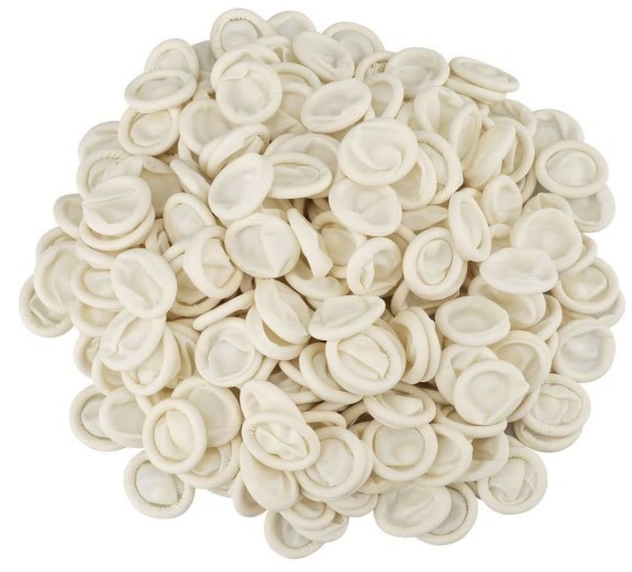 450 Medium Latex Finger Cots, Protective Covers for Nail Art, Lab Use & Crafting