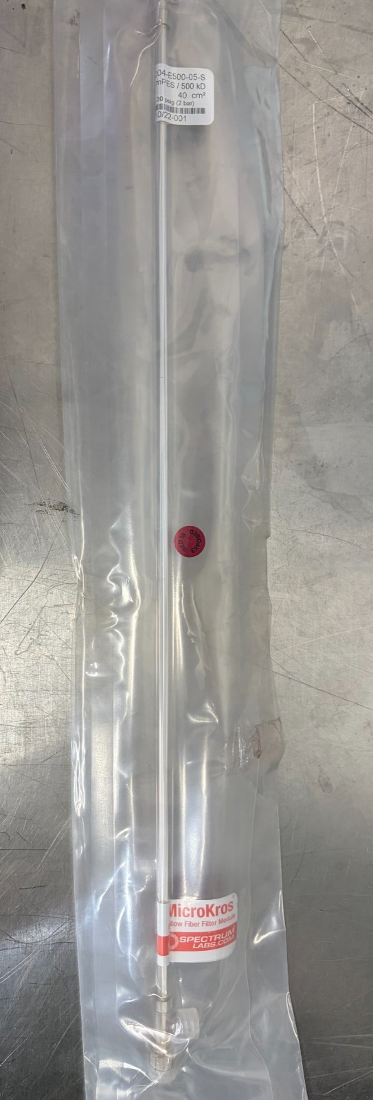 REPLIGEN MicroKros Hollow Fiber Filter Module 40cm 500kD mPES C04-E500-05-S