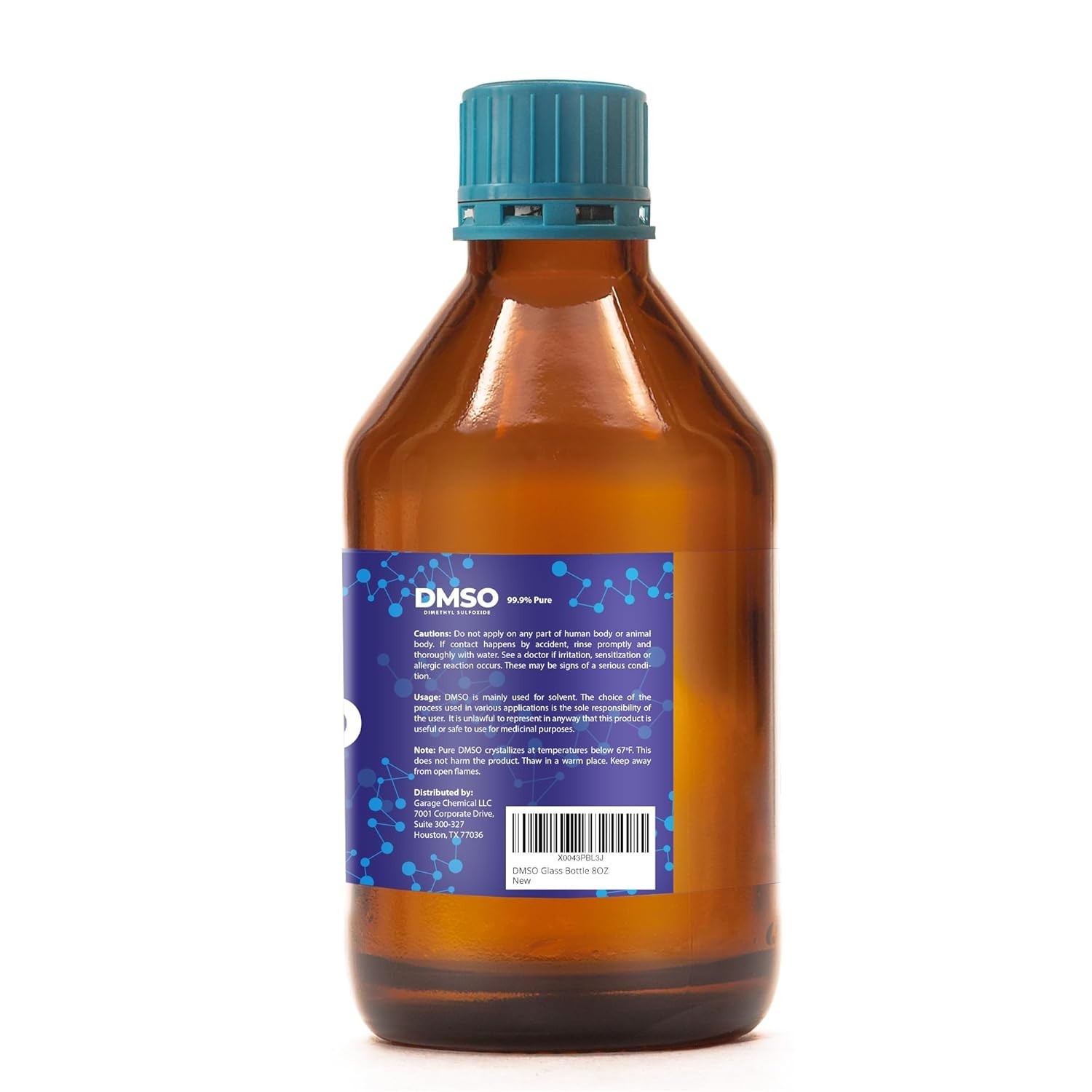 GARACHEM Pure DMSO in a Glass Bottle, Pure Liquid Dimethyl Sulfoxide 8 OZ, No…