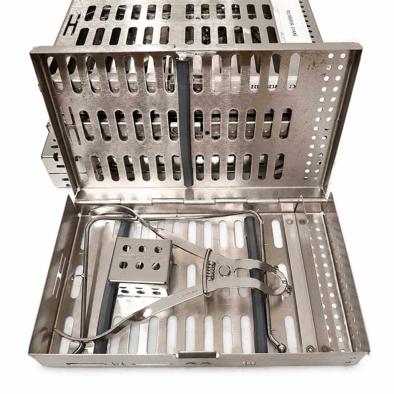 Hu-Friedy IMS Rubber Dam Kit IVORY Forceps & Kulzer Clamps VA Surplus