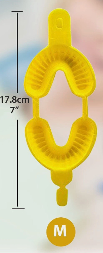 UNIPACK MEDICAL CORP Fluoride Trays Small Yellow 100PCS/BAG