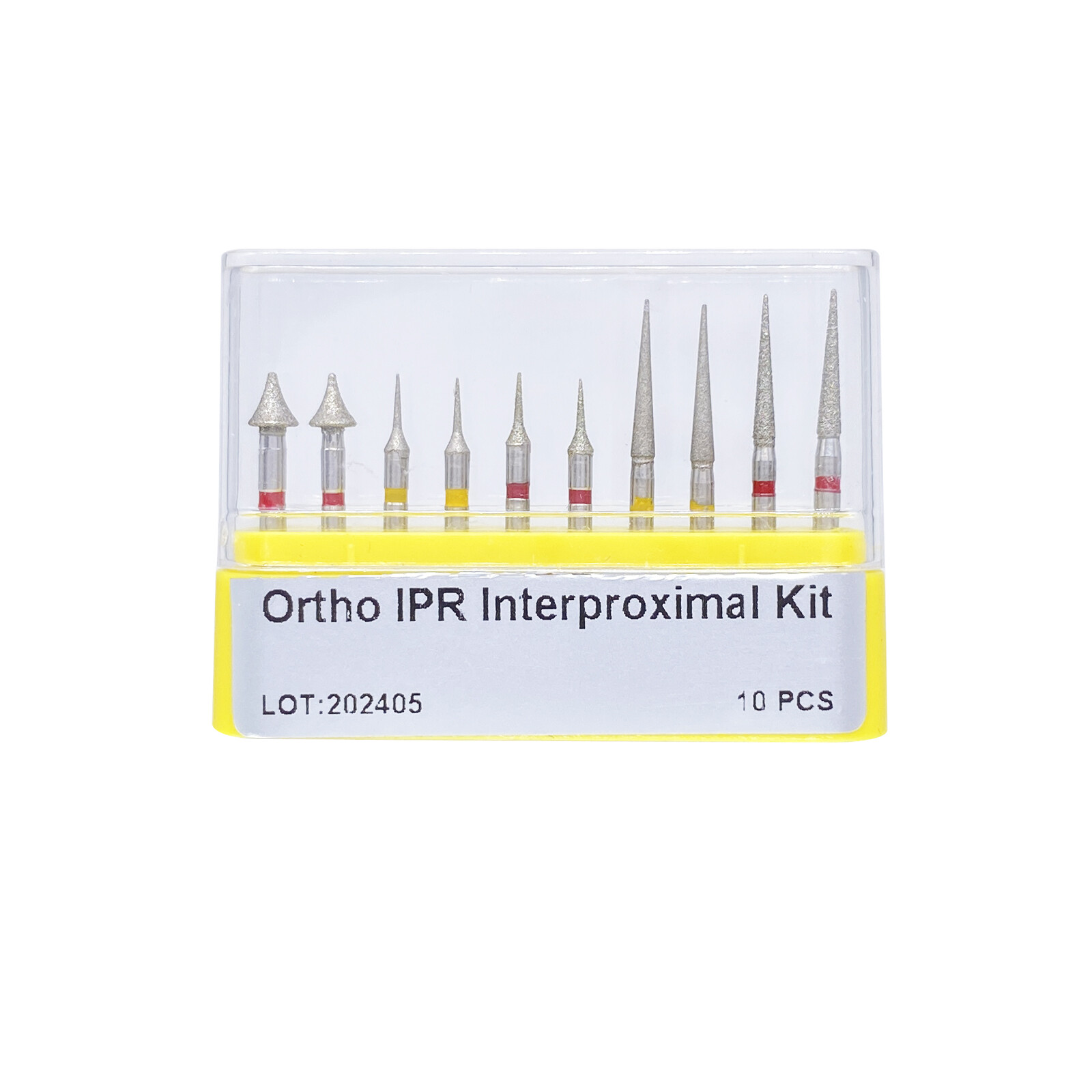 Set of 10 Ortho IPR Kit Interproximal Enamel Reduction FG Dental Diamond Burs
