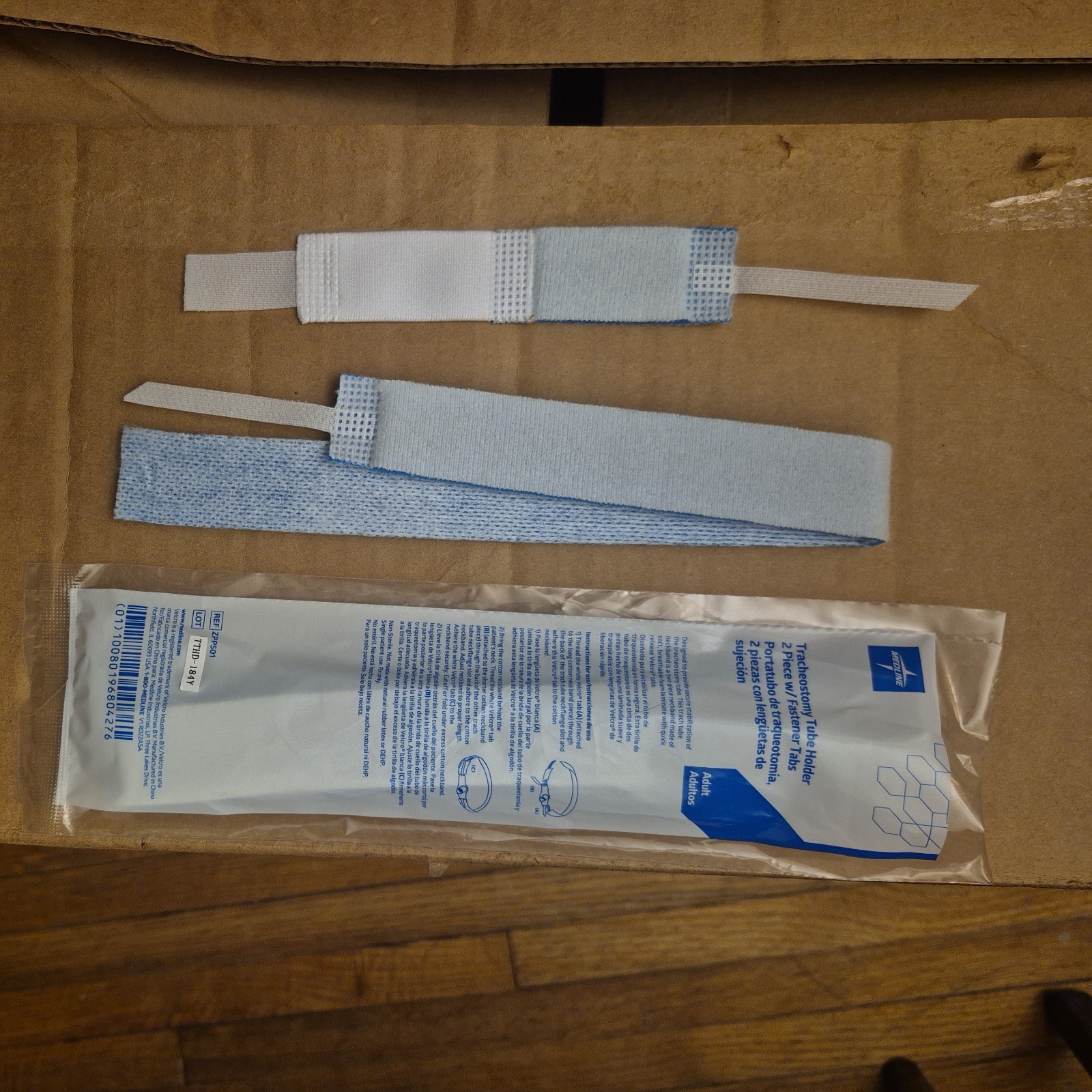 Medline Tracheostomy Tube Holder Foam Adjustable 2-Piece Adult FREE SHIPPING!