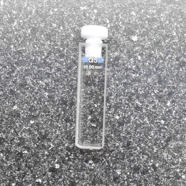 HELLMA 284 QS 10.00mm QUARTZ CUVETTE FOR UV SPECTROSCOPY