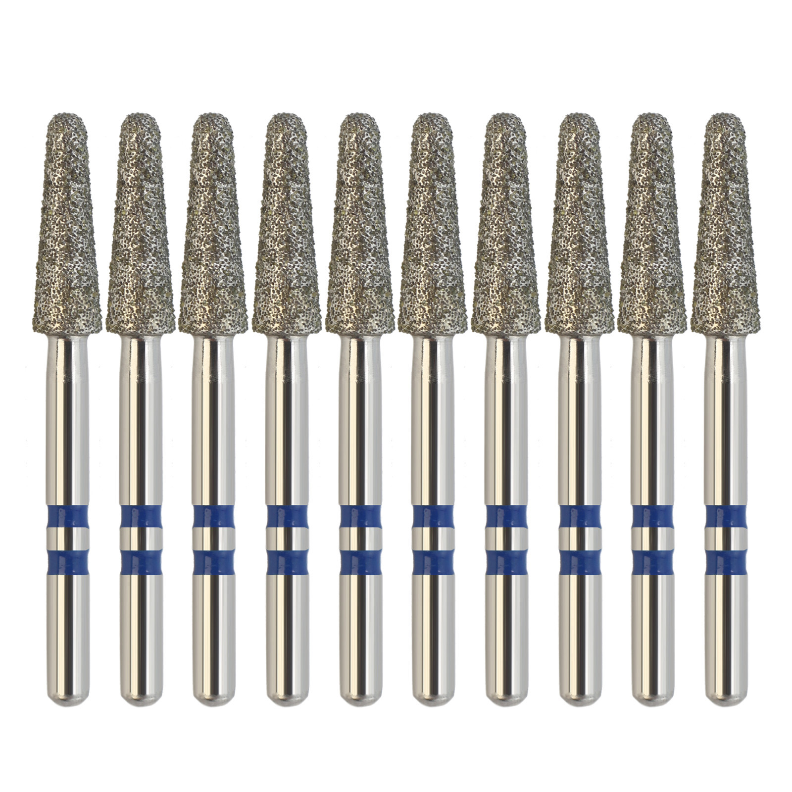 Multi-use Zirconia Cutting Diamond Bur Round End Taper FG Z856/025M Medium Grit