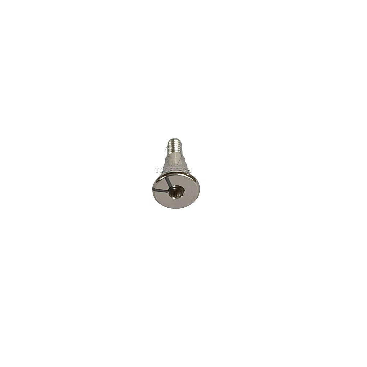 Titanium healing abutment compatible with ICX