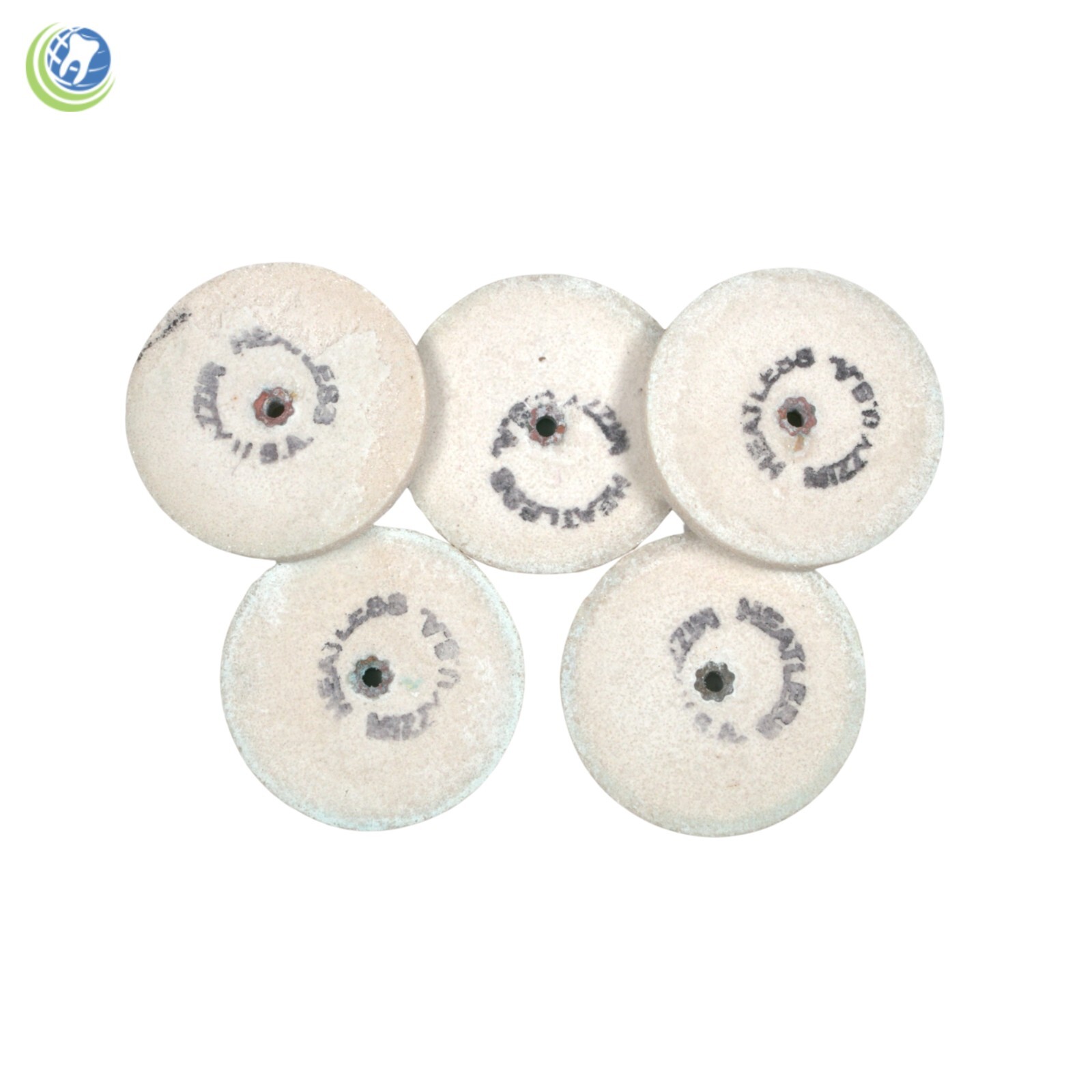 Dental Laboratory Abrasive Heatless Wheels White Aluminous Oxide #2 1/8″ x 1″