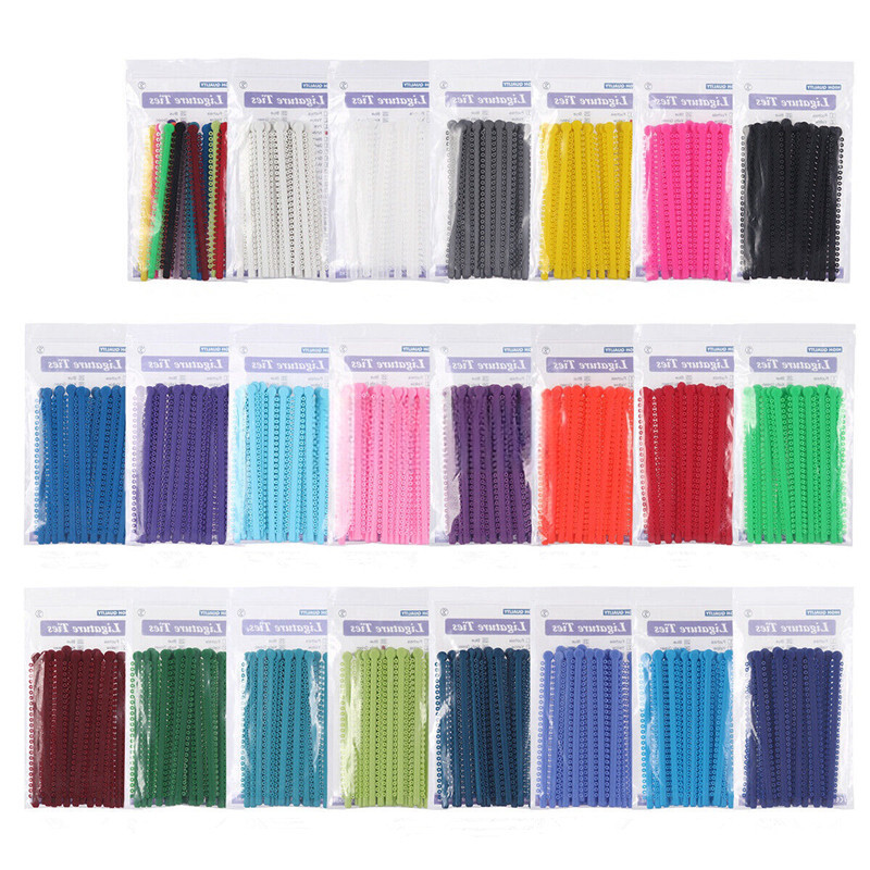1000Pcs Dental Orthodontic Ligature Ties Elastic Rubber Bands For Brackets Brace