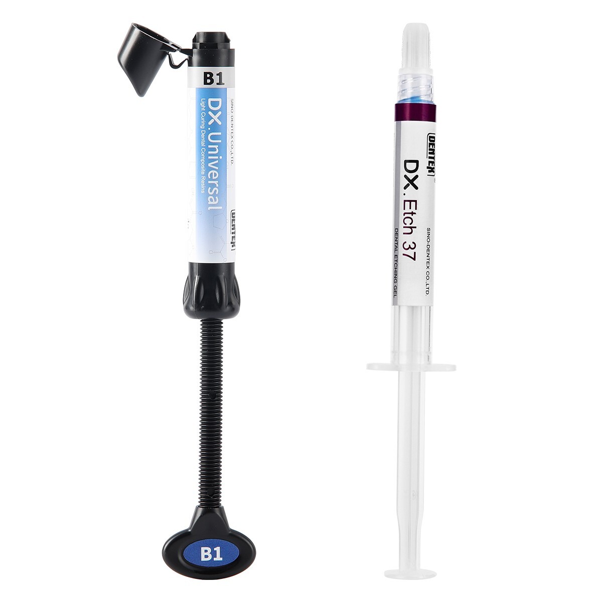 Dental Light Cure Composite Syringe Resin+Etching Gel+Etching Adhesive kit