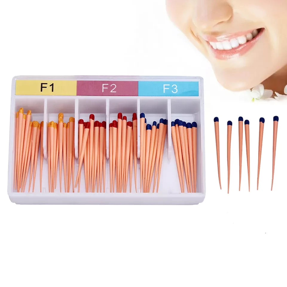 Dental Endodontic Gutta Percha Point Taper F1,F2,F3/0.02/0.04/0.06 15-40# 45-80#