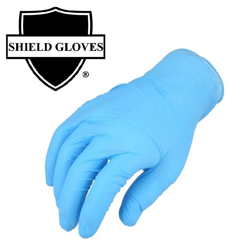 50-1000 Blue Nitrile 8 Mil Medical Exam Latex & Powder Free Disposable Gloves