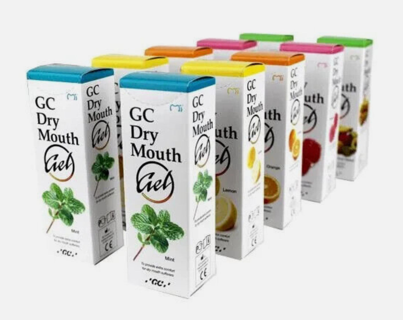 GC 002526 Dry Mouth Moisturizing Gel 40 Gm Asst Flavors No Sugar 10/Pk Original