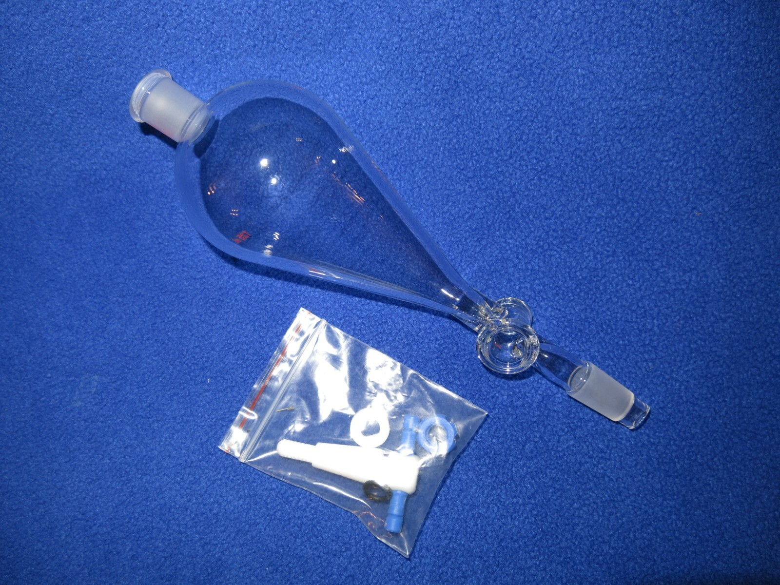 125ml Pear Separatory addition dropping funnel 14/20 PTFE premium product
