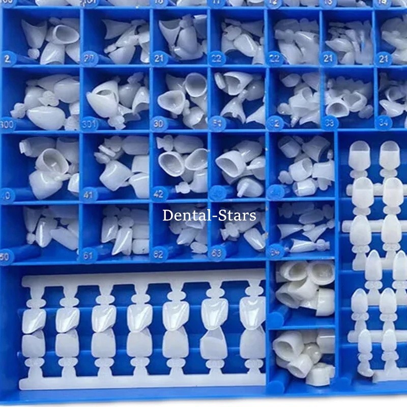 Temporary Dental Polycarbonate Crown Resin Anterior Premolars & Molar 390Pcs USA