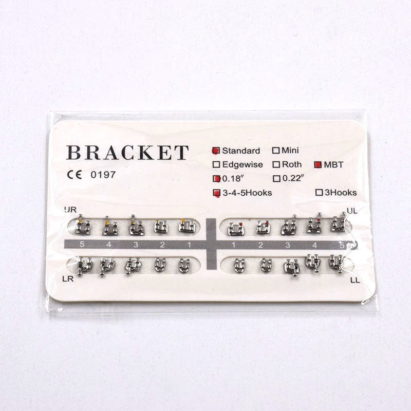 10 Packs Dental Brackets Braces Hooks 3-4-5 Mini Standard Roth MBT .022/018