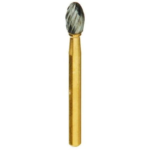 CT6 Premium Carbide Egg Shaped Bur 12 Flutes 1 Piece Construction 5pk