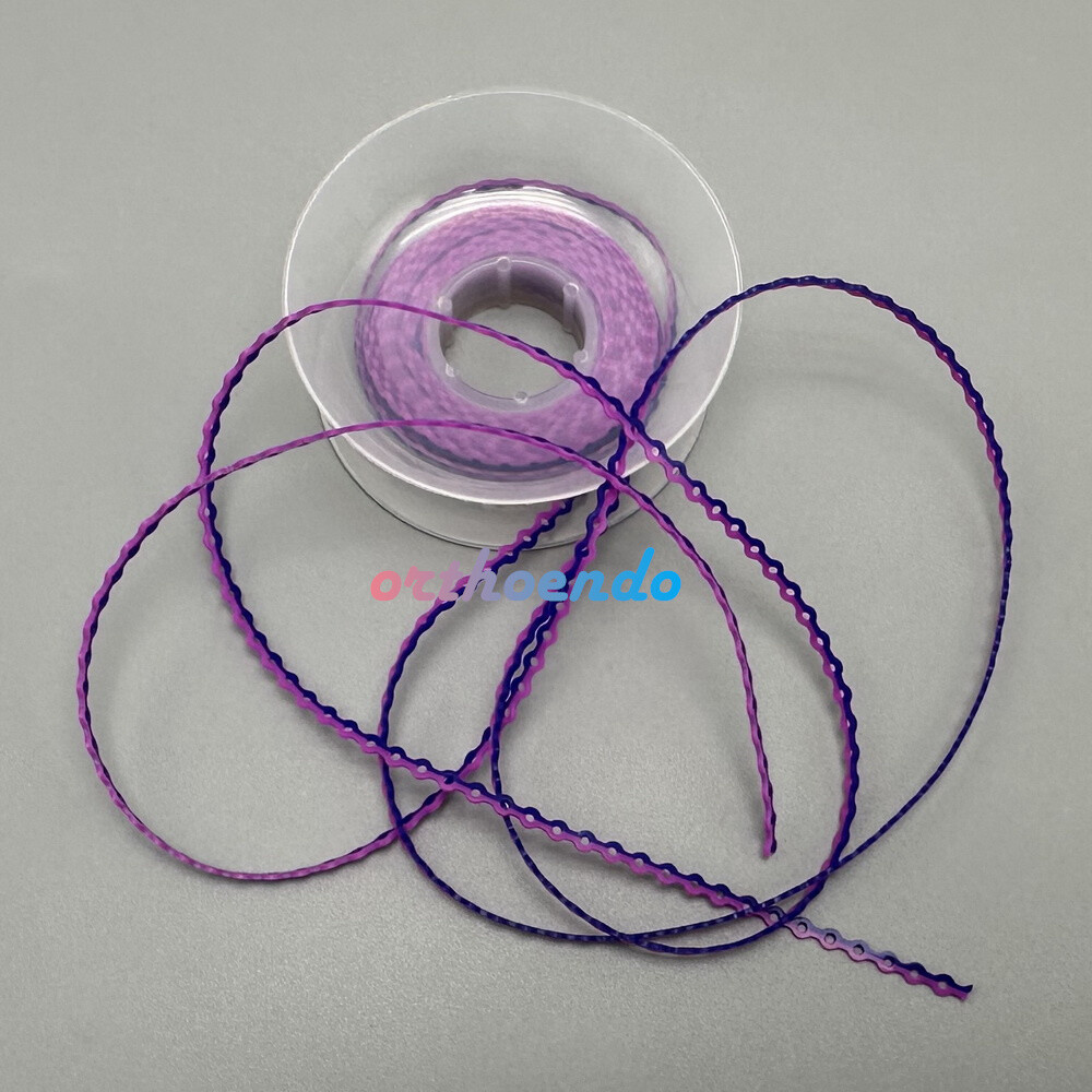 1 Roll Double Color Elastolink Elastic Power Chains (Ultra) Long Short 10 Sizes