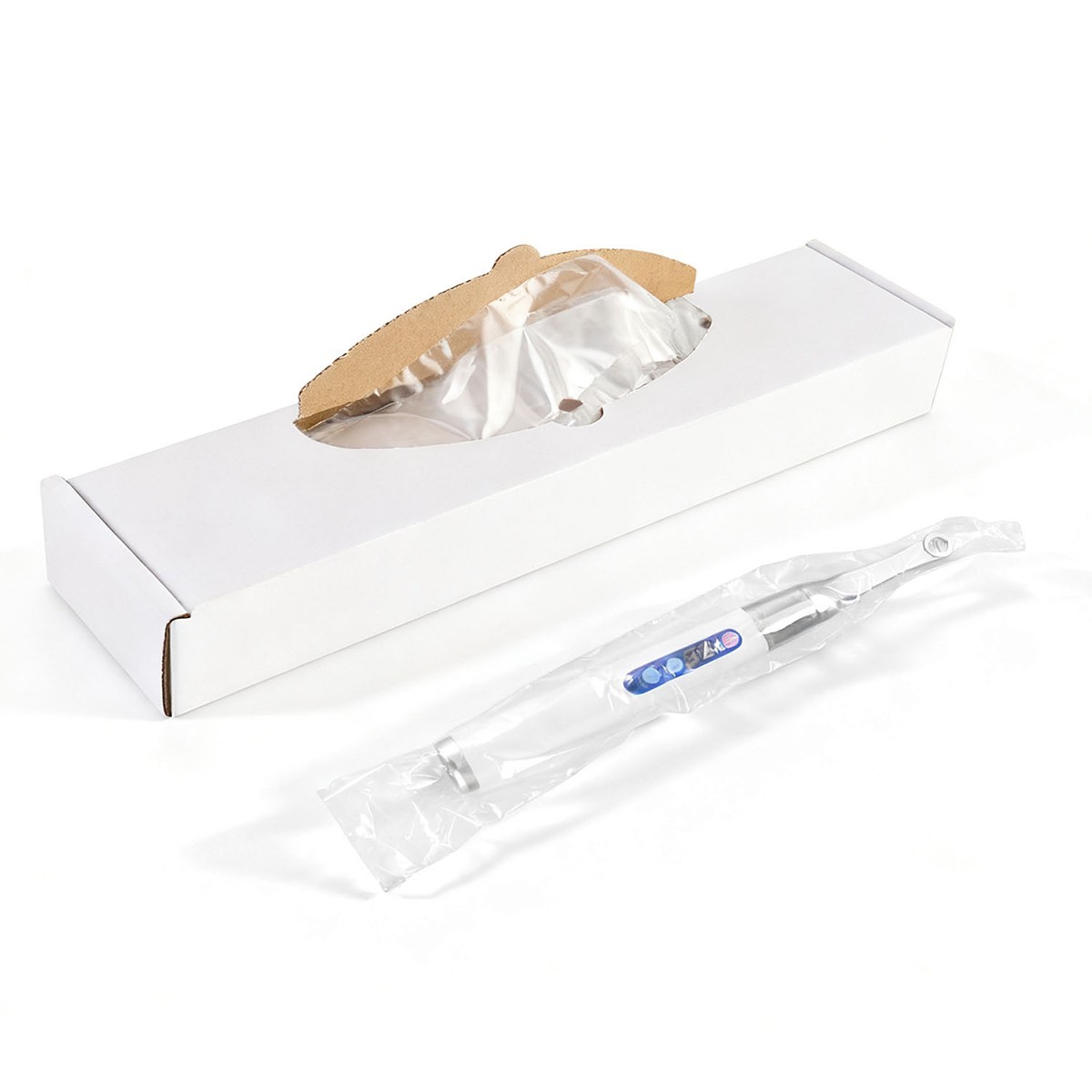 500Pcs/Box Dental Disposable Sleeves Transparent Covers for Curing Light 13×2.1″
