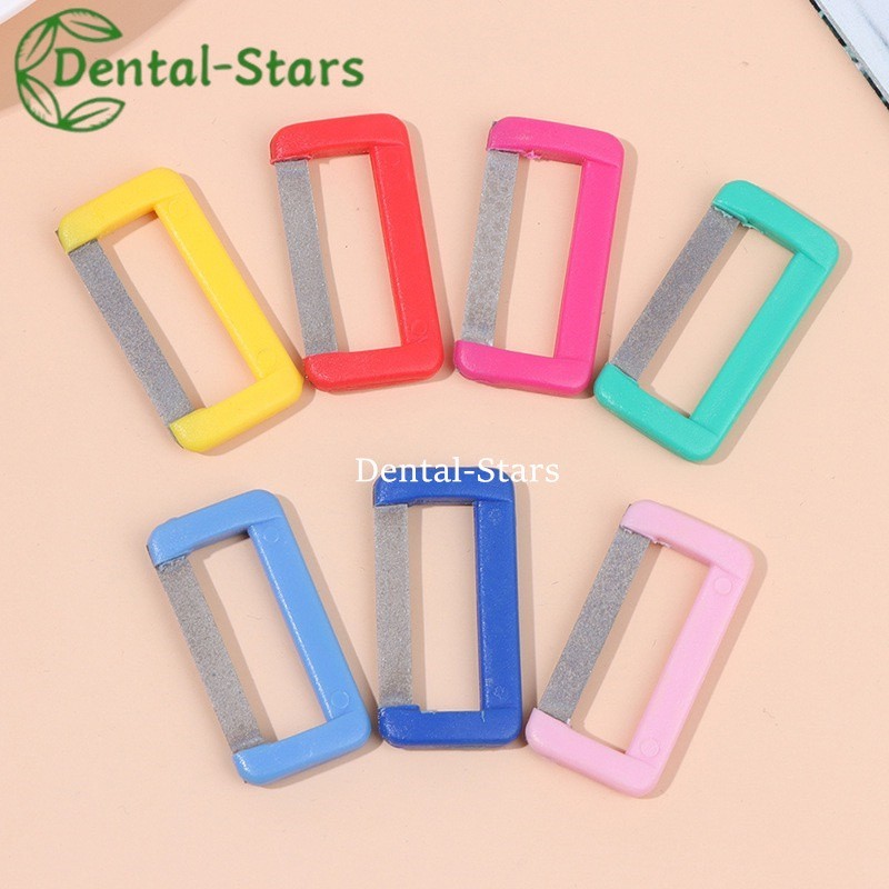 Dental Ortho IPR Polishing Strips Interproximal Enamel Reduction 1/2 Sides Sand