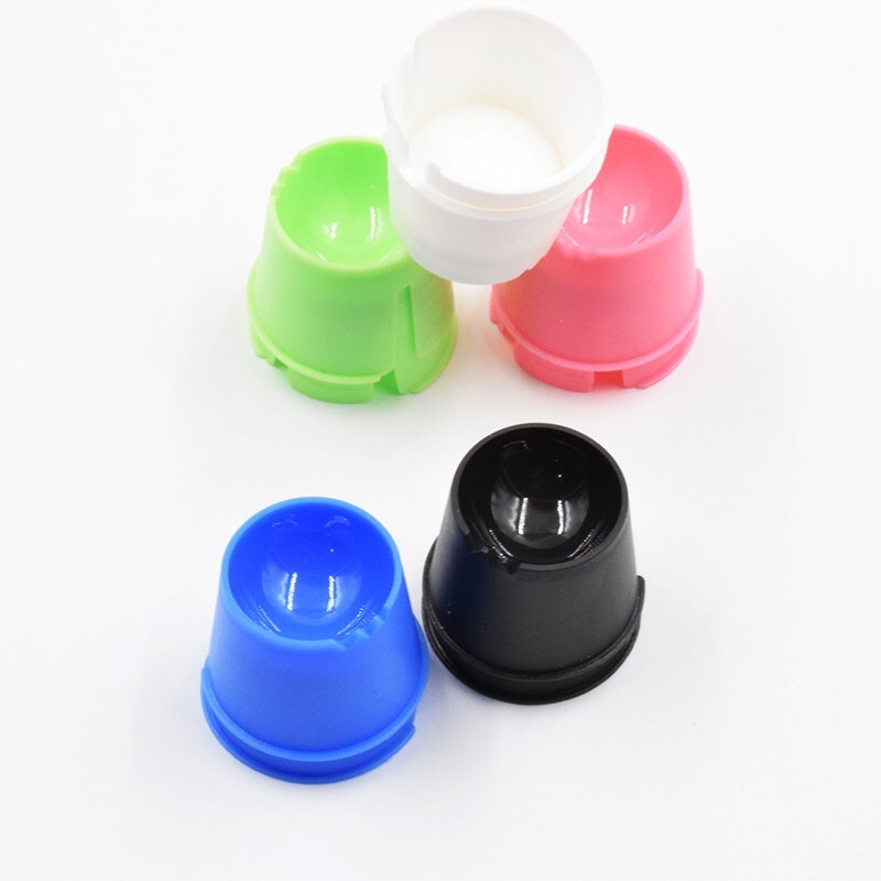 20 Pcs Disposable Dental Plastic Dappen Dish Bowl Acrylic Container Mixed Color