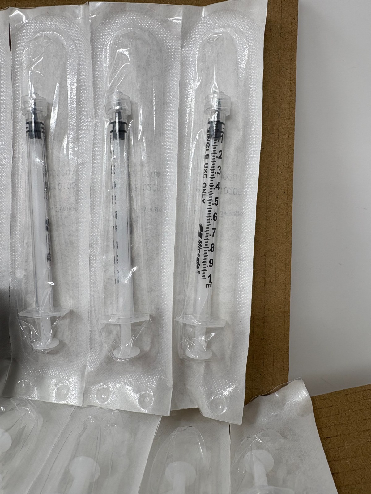 **500** Micsafe Med 1ml Luer-lock Needleless Oral Syringe