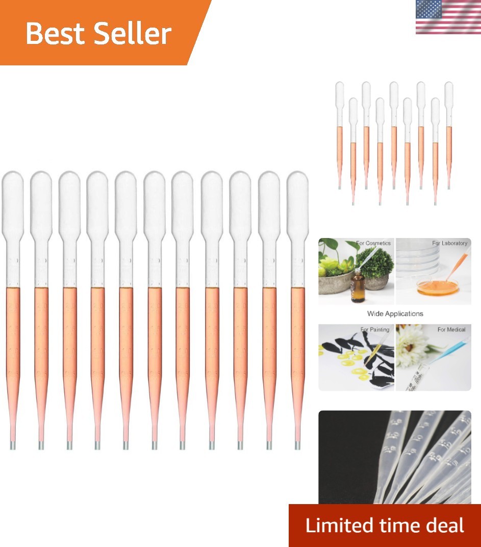 Multiple-Use 500 Pcs 7ml Pipettes – Essential for Laboratories & DIY Projects