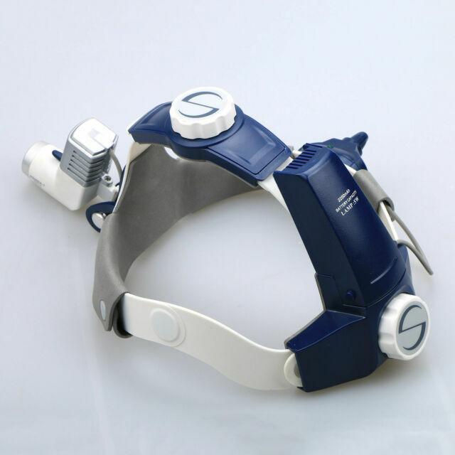 5W LED Surgical Head Light Medical All-in-One HeadLamp KD-205AY-2+2 Betteries CE