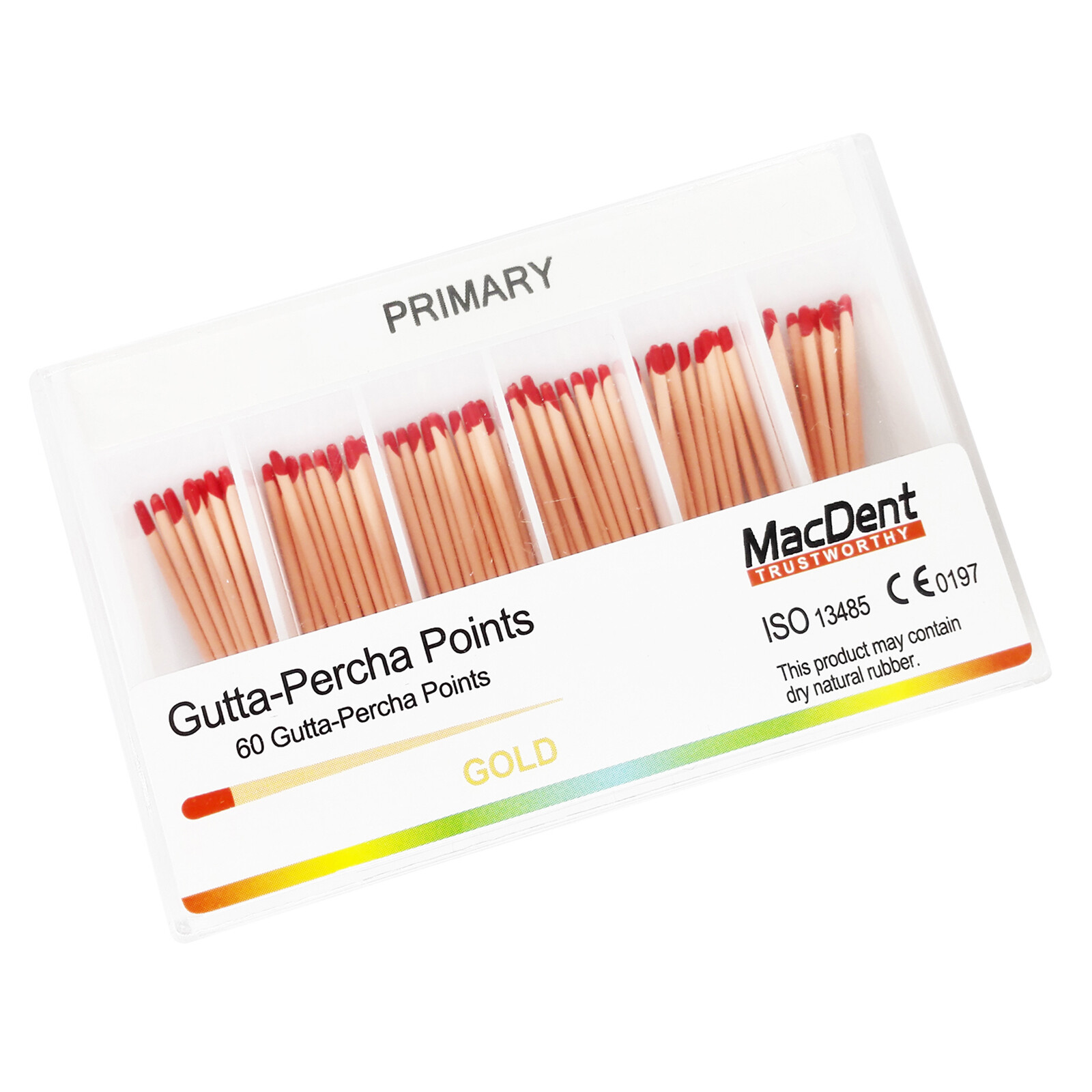 MacDent Dental Obturation Endodontic Gutta Percha Paper Points For WAVE ONE GOLD