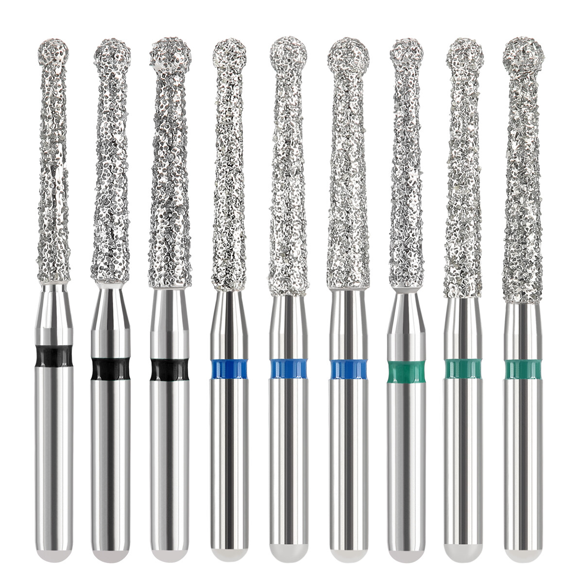 AZDENT Dental Super Coarse Diamond Burs FG Drills for High Speed Handpiece