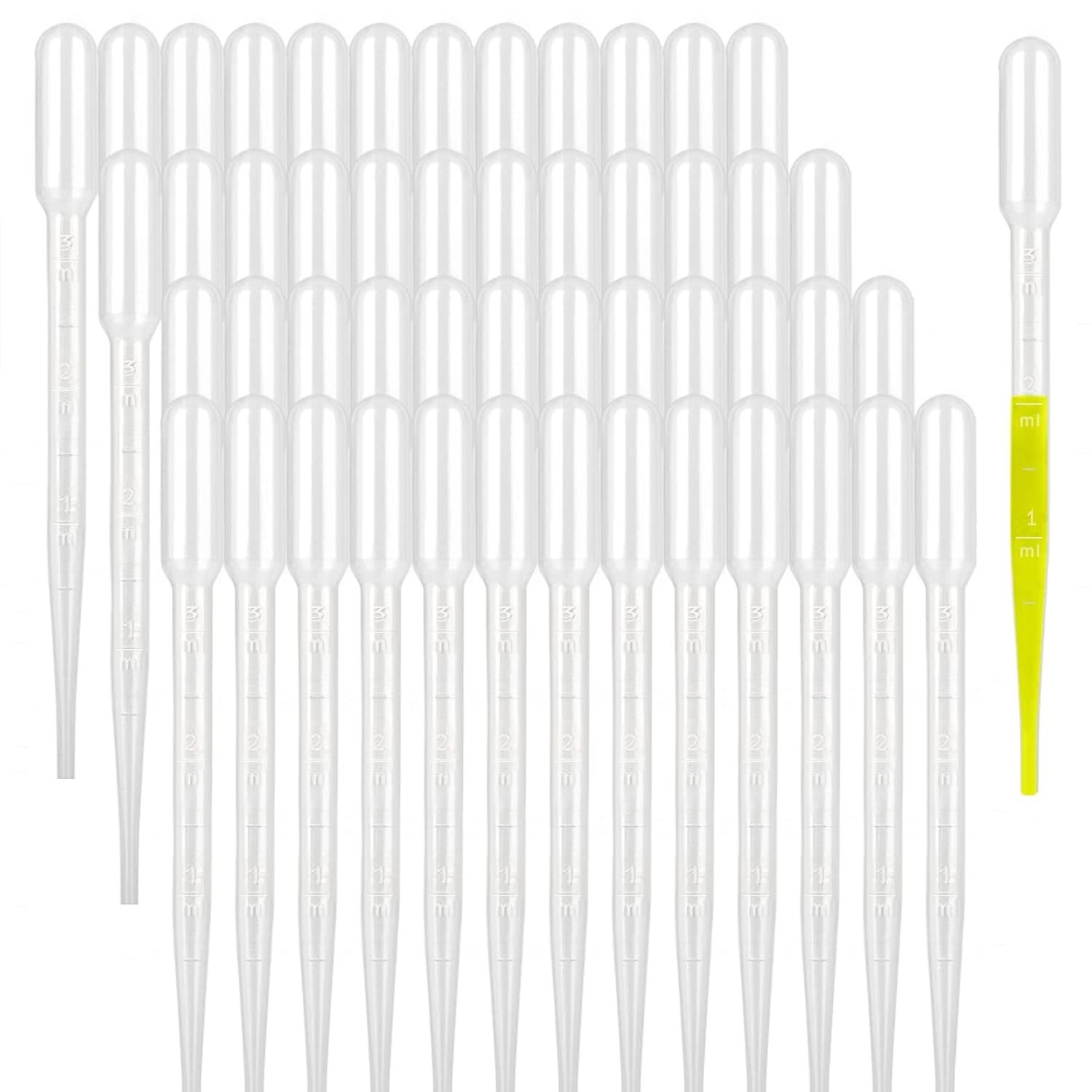 1000 Pcs 3ML Pipettes Dropper – Disposable Plastic Pipettes for Lab Science