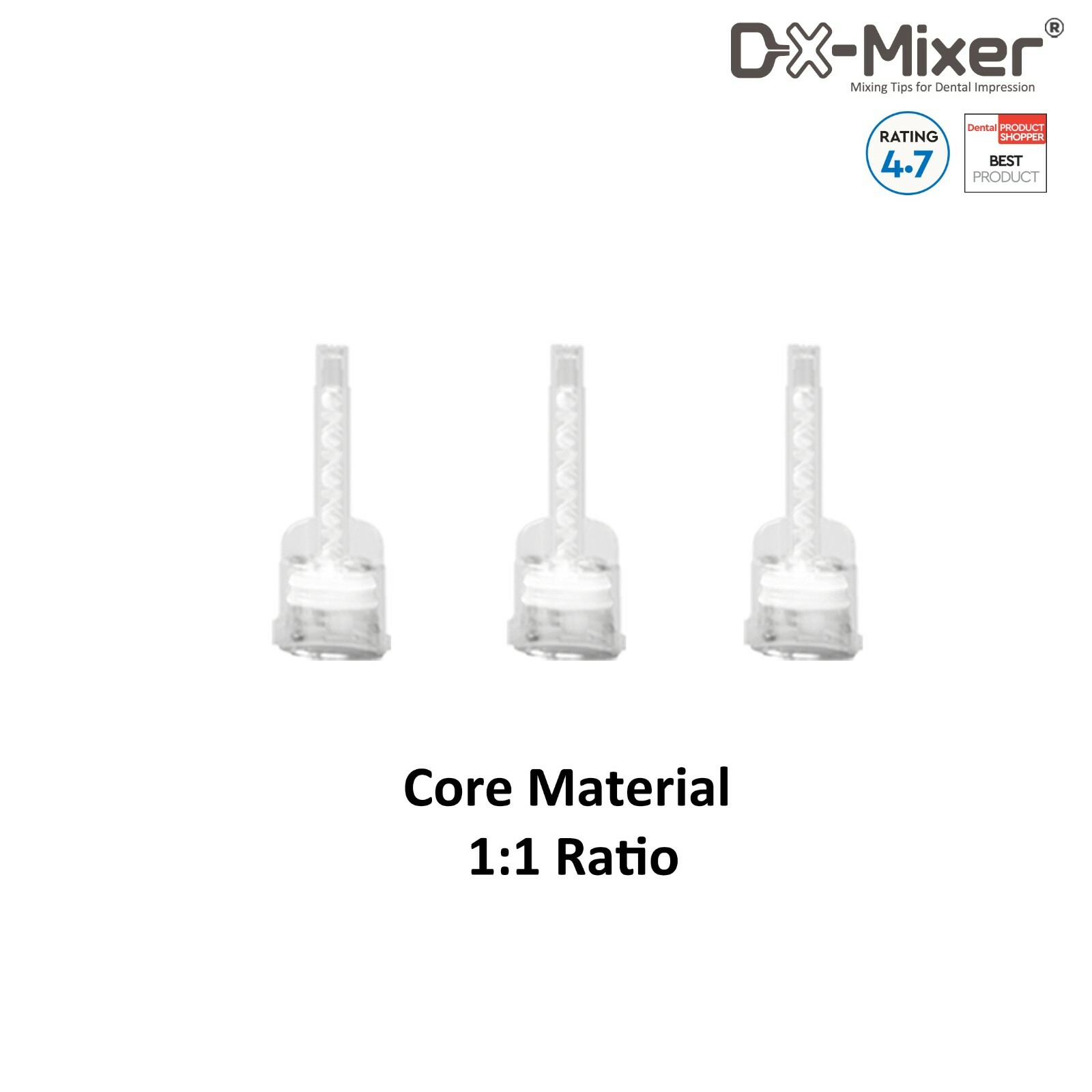 500 pcs Impression Dental HP Mixing Tips Core Material – DX-Mixer ®