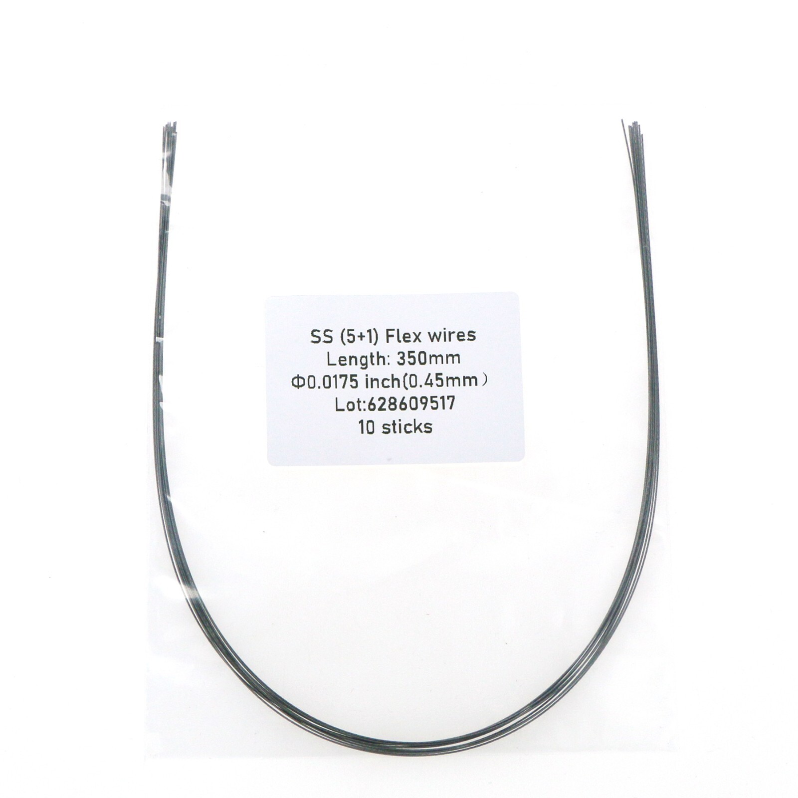 Dental Orthodontic Stainless Steel Lingual Twisted Retainer Flex Wires 150/350mm