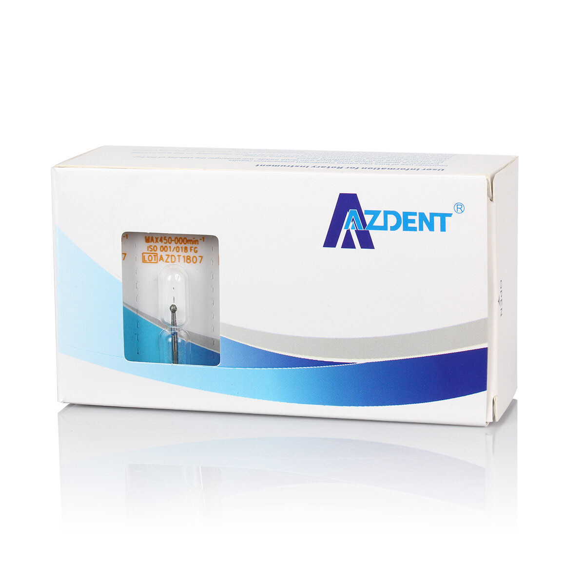 50PCS AZDENT Dental Diamond Burs Drill FG For High Speed Handpiece 5pcs/box
