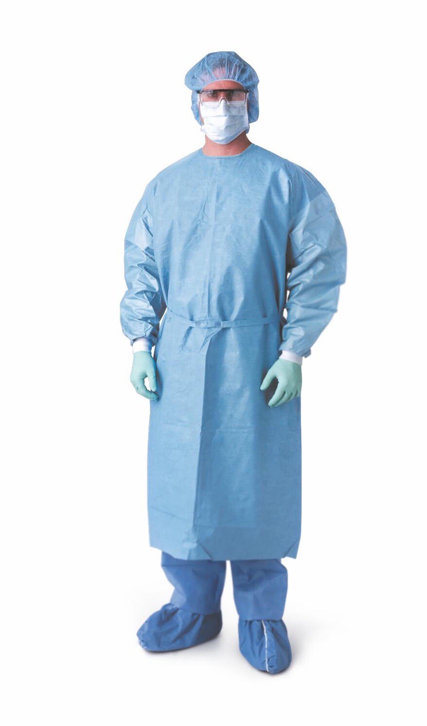 Medline Bilaminate Protective Procedure Chemo Gowns Chemotherapy XL – Pack of 10